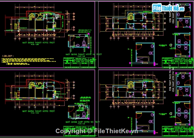 Biệt thự 2 tầng,Biệt thự 18.4x19.8m,bản vẽ biệt thự,thiết kế biệt thự,dự toán